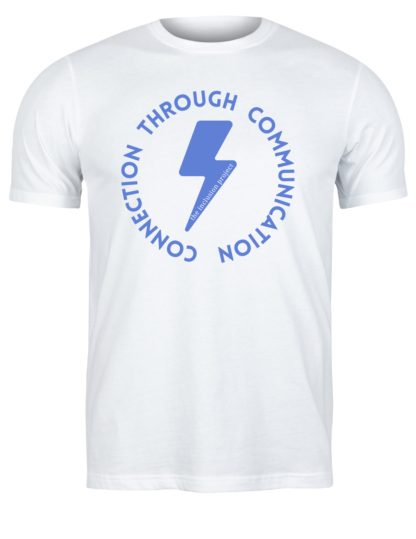 White Communication Board Fundraiser T-Shirt